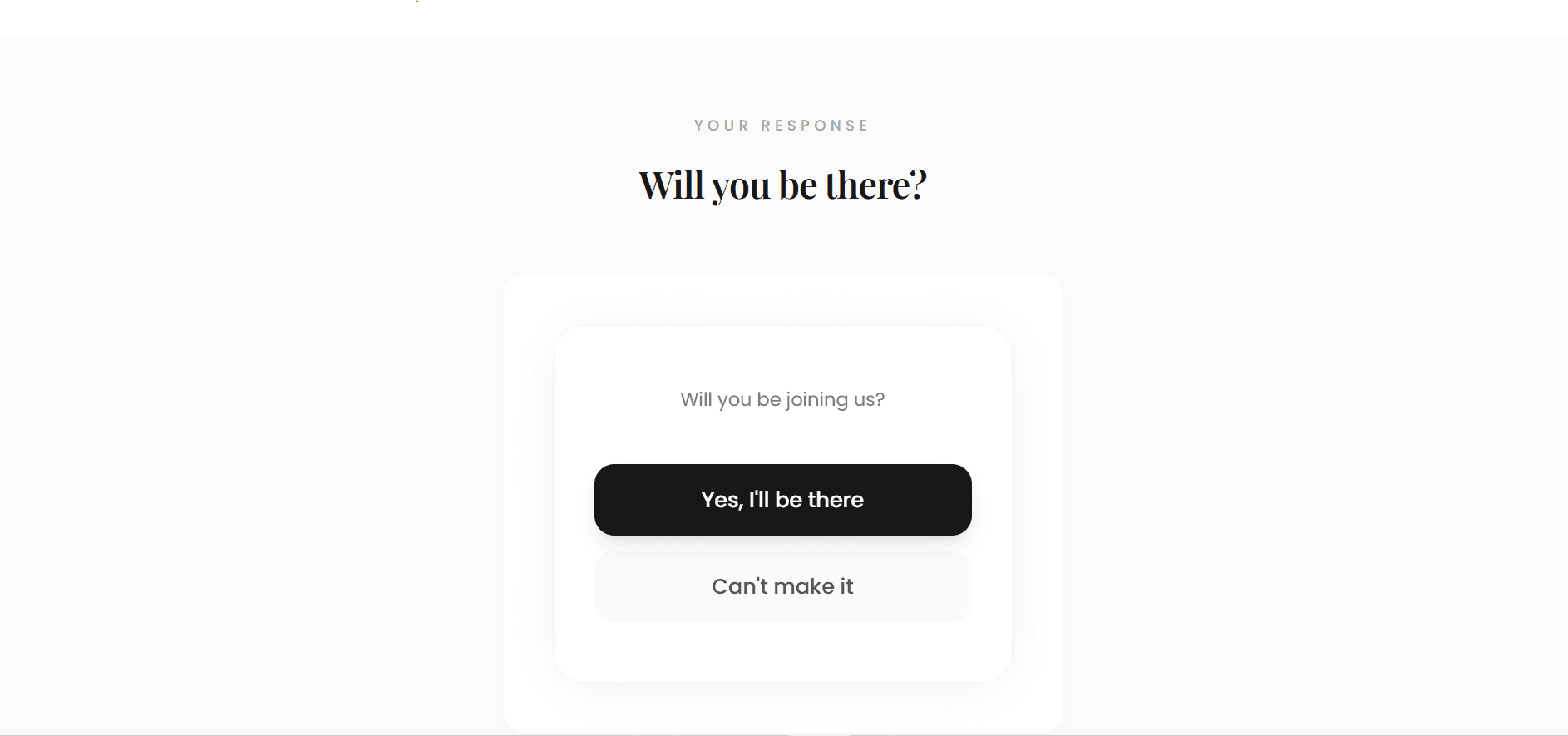 Invitewaale invite — RSVP